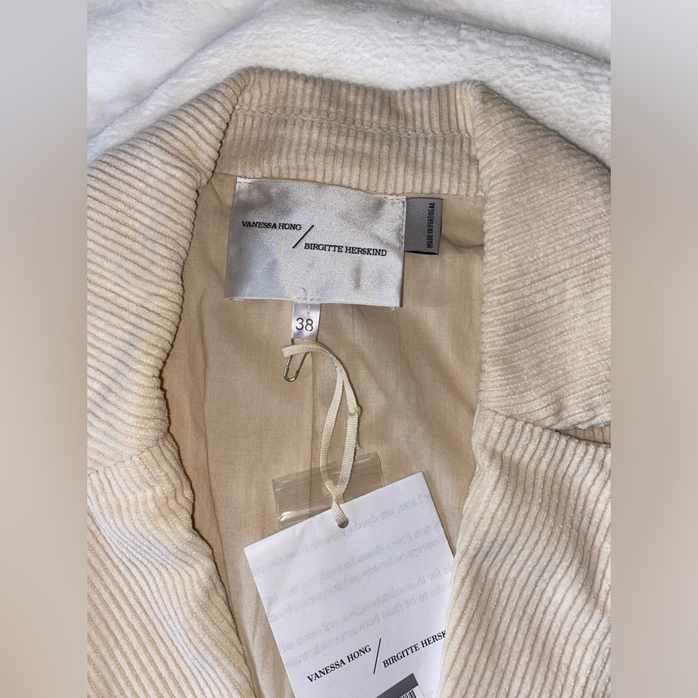Brigitte Herskind x Vanessa Hong Wilma Corduroy Oversized Blazer/Jacket NWT - Picture 10 of 12